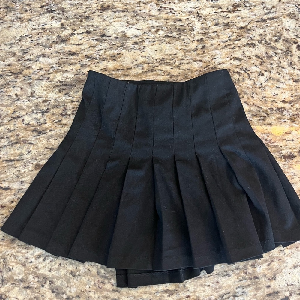 John Galt Black Skater Skirt